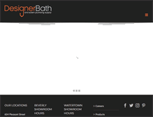 Tablet Screenshot of designerbath.com